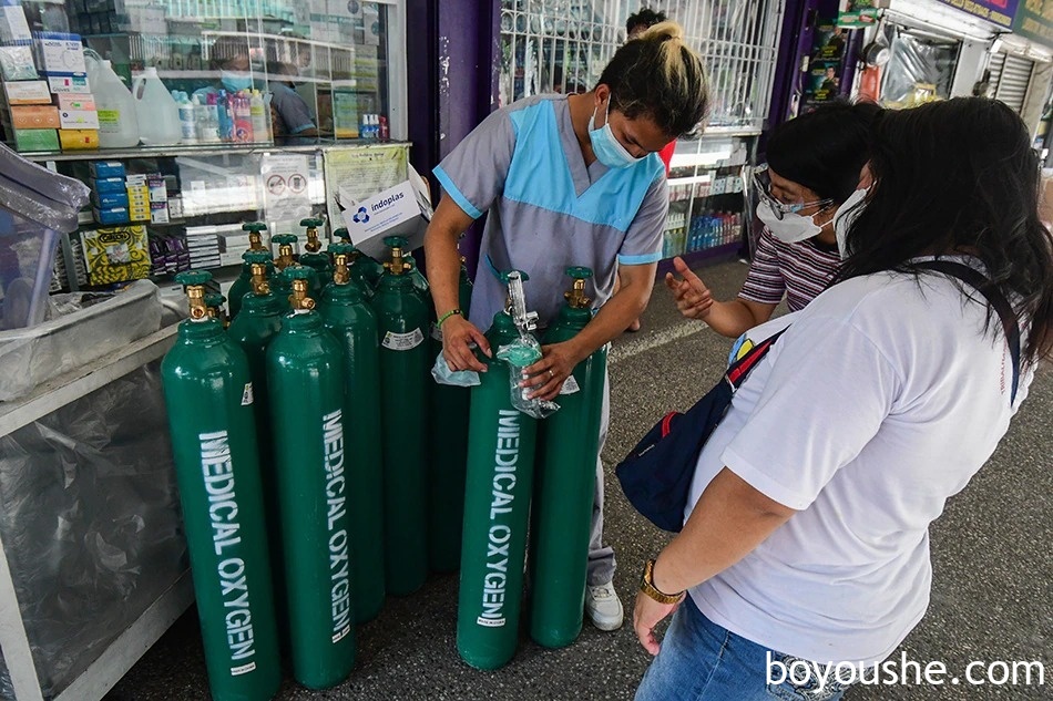 卫生部： 菲律宾需更多氧气供应以应对德尔塔变异病毒